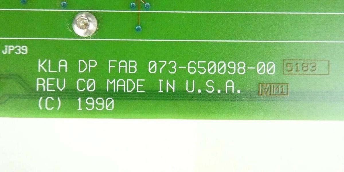 Used KLA Instruments 710-650099-20 DP PCB Card 073-650098-00 KLA-Tencor 2132 Working