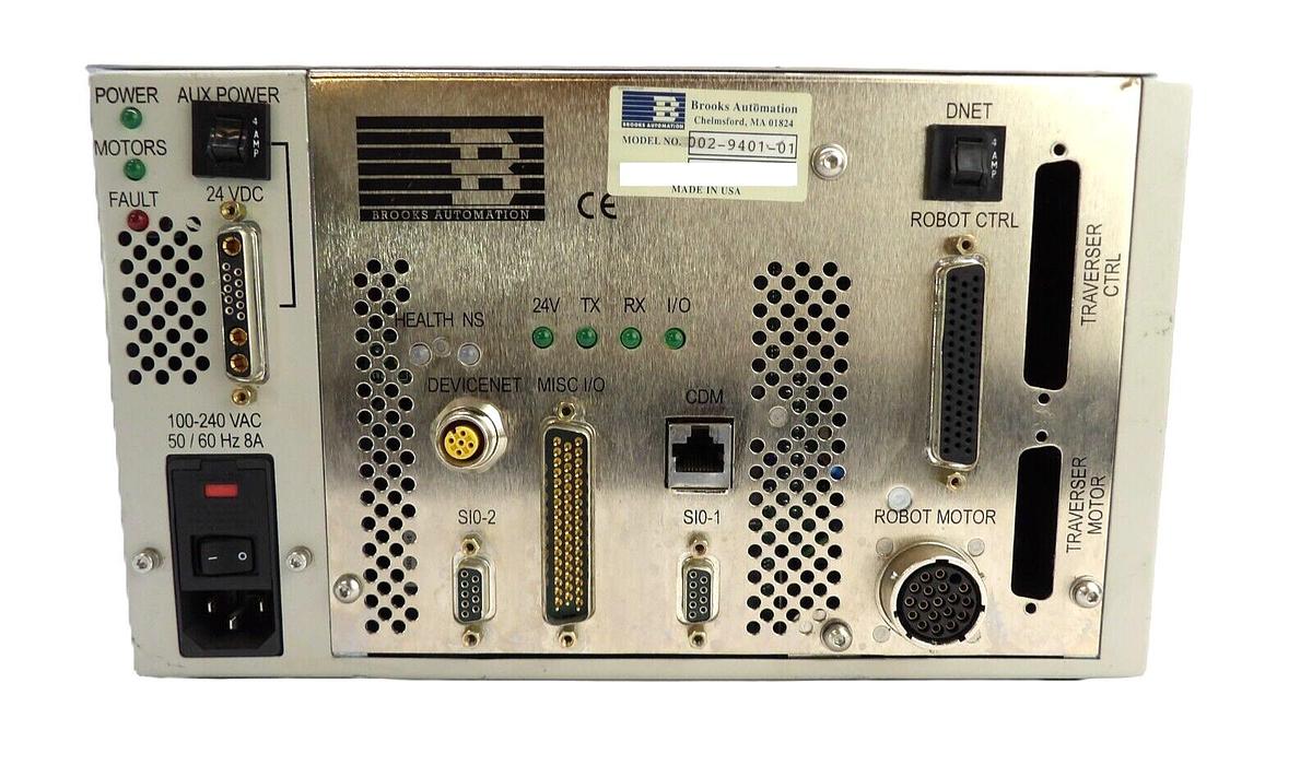 Used Brooks Automation 002-9401-01 300mm Robot Controller Incomplete As-Is Spare