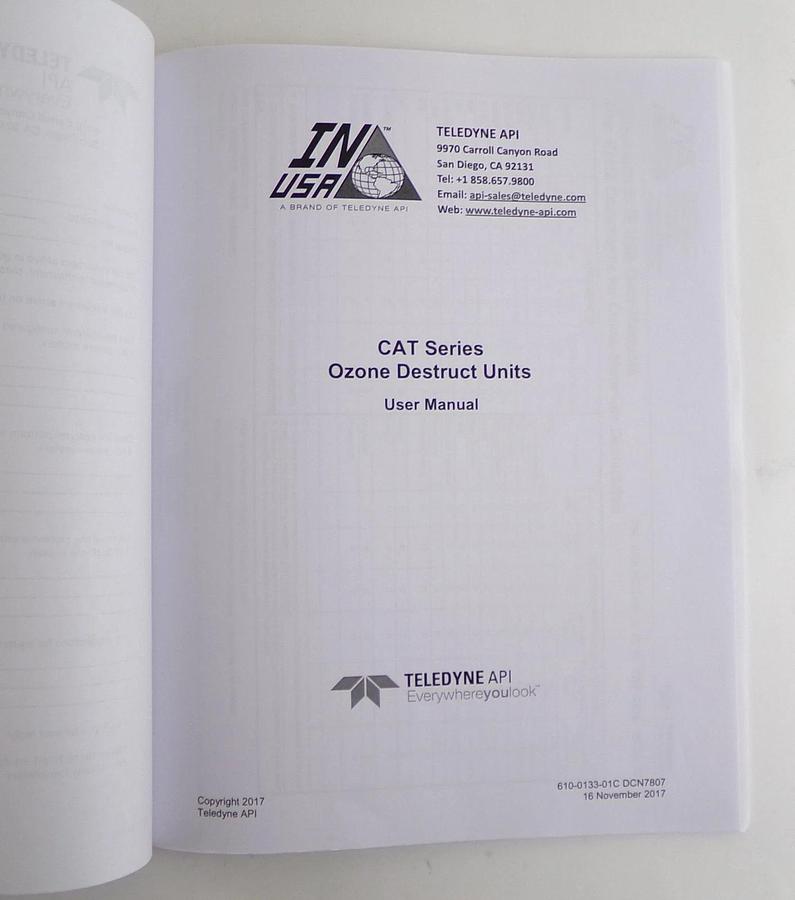 InUSA 815-0041-01 Catalytic Ozone Destruction​ CAT-G,3/4" MVCR 820-1291-01 New