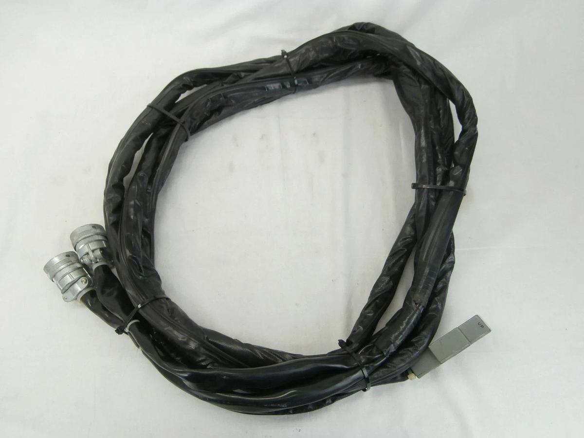Used Seiko Seiki RK21092-02-1 TMP Dual Turbomolecular Pump Cable 26' 8M Turbo Working