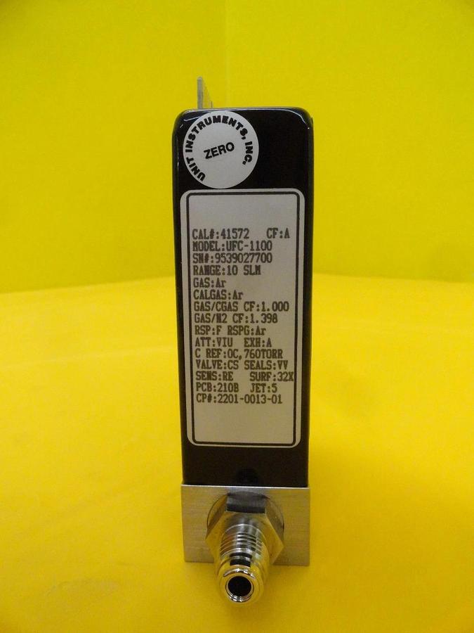 Used UNIT Instruments UFC-1100 Mass Flow Controller 10 SLM Ar Used Working