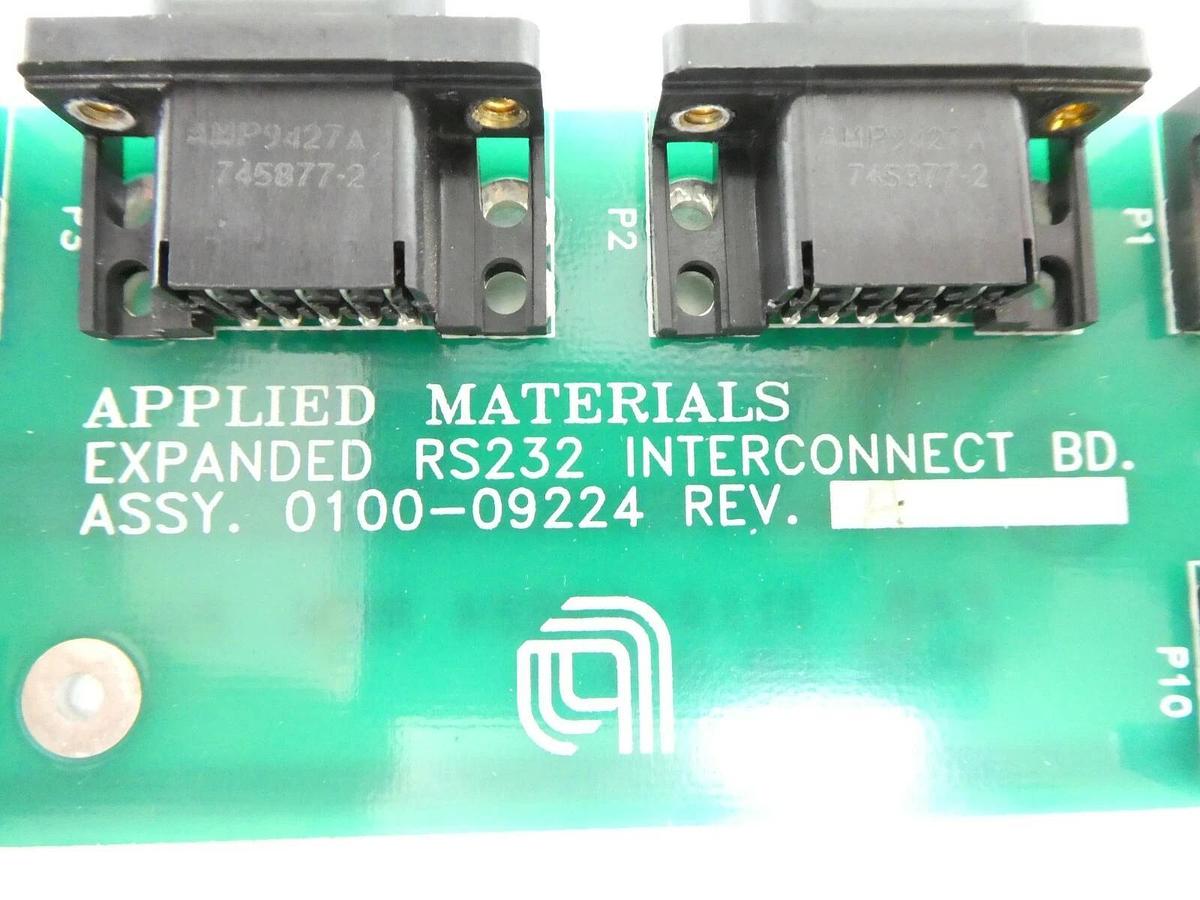 Used AMAT Applied Materials 0100-09224 Expanded RS232 Interconnect PCB P5000 Working
