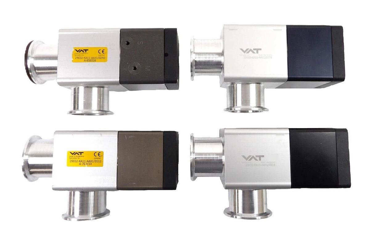 Used VAT 29032-KA11-AAX1 Pneumatic Angle Valve Reseller Lot of 4 Working Surplus