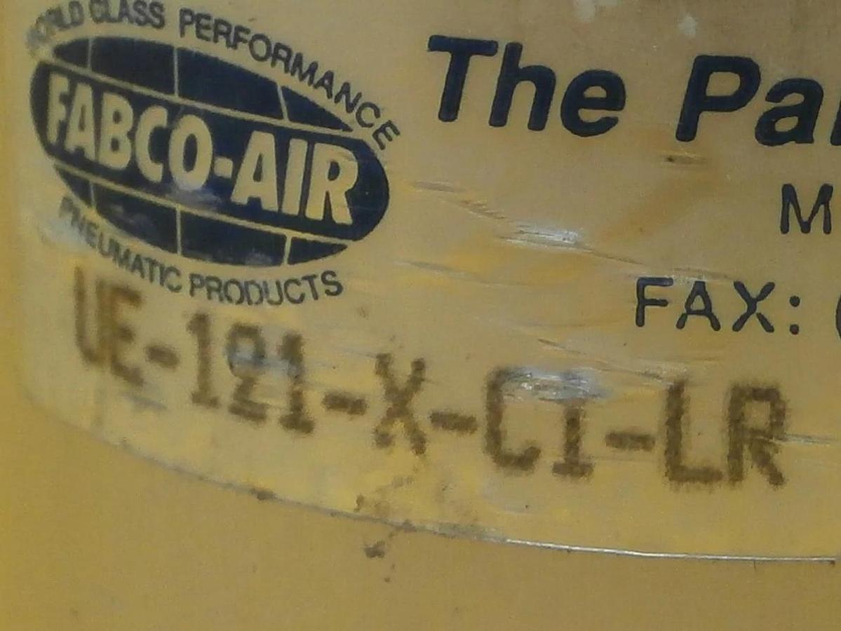 Used Fabco-Air UE-121-X-C1-LR Pin Lift Cylinder Pancake Line Reseller Lot of 4 Used