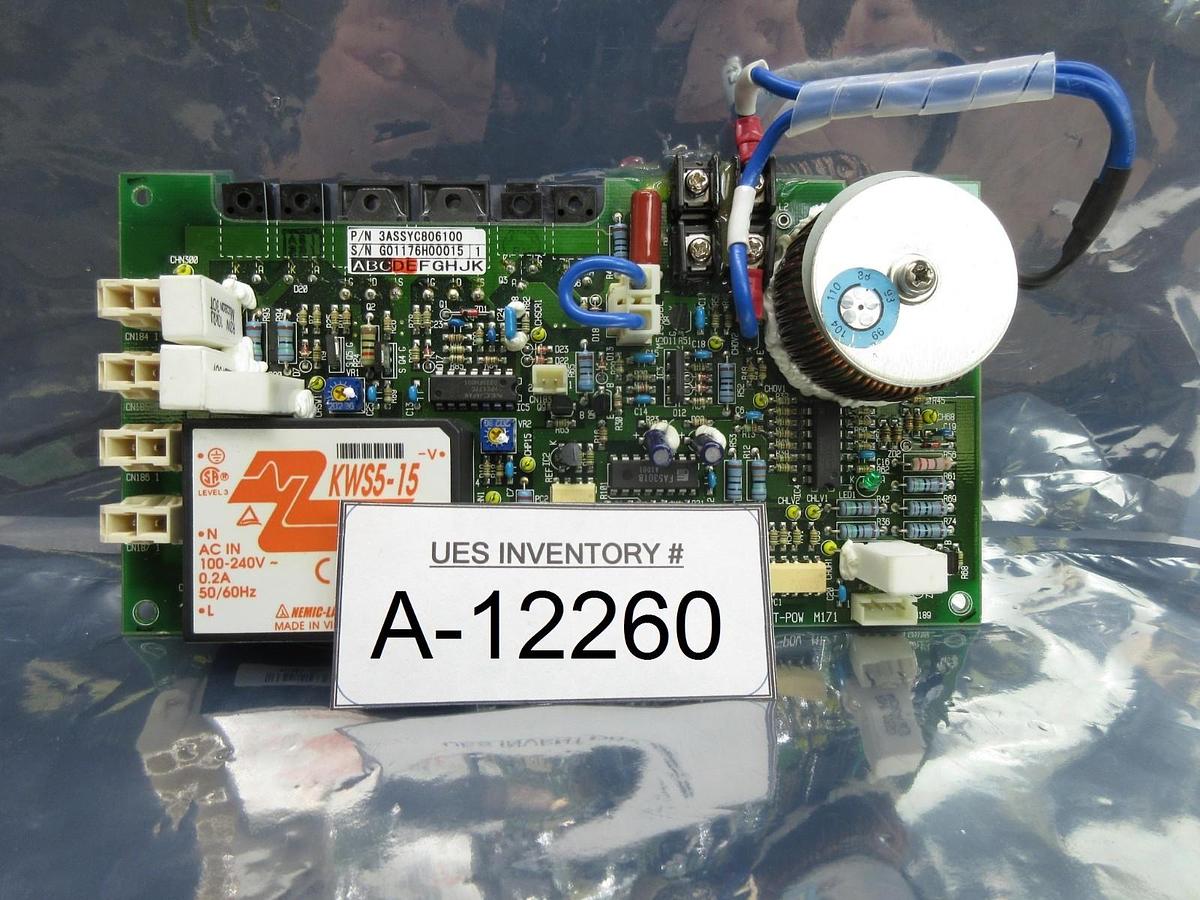 Used Shinko Electric 3ASSYC806100 OHT Power Board PCB OHT-POW Asyst VHT5-1-1 OHV Used