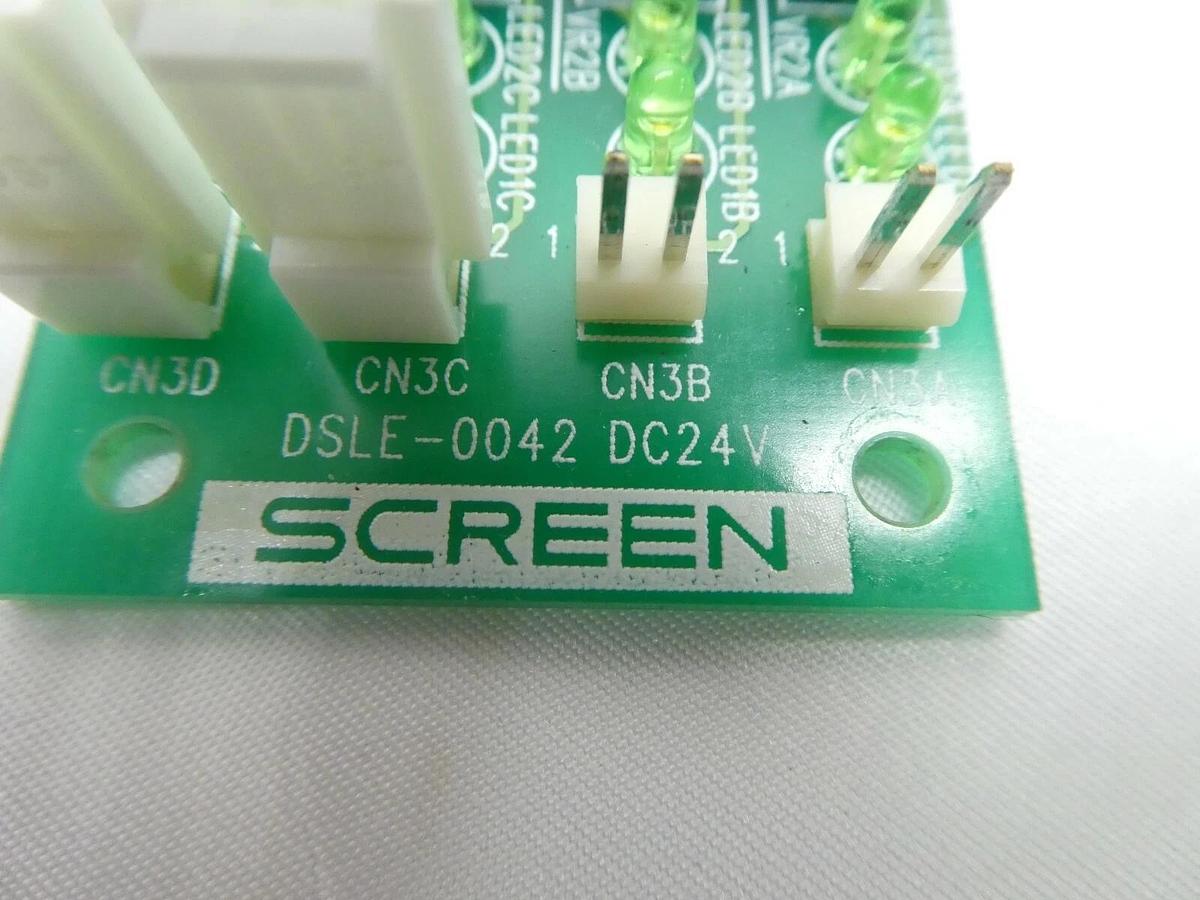 Used DNS Dainippon Screen DSLE-0042 LED Indicator PCB 539-53294 KE-LHIC-50-2000 Spare
