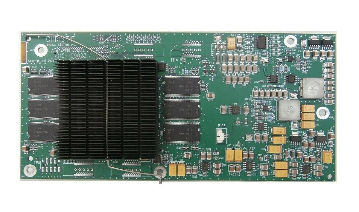Used Christie Digital Systems 015-100023 Warping Module PCB MATRIX S+2K Working Spare