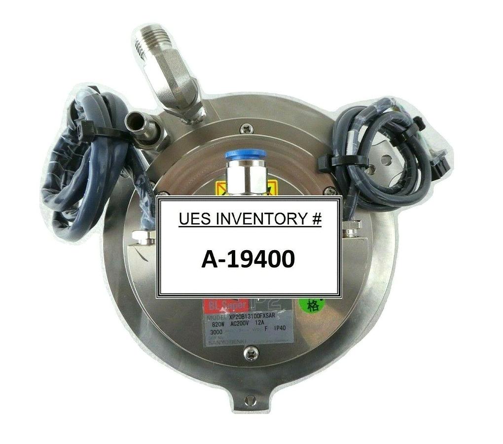 Used Sanyo Denki XP20B13100FXSAR 300mm Spin Motor BL Super P2 Rudolph F30 TEL Working