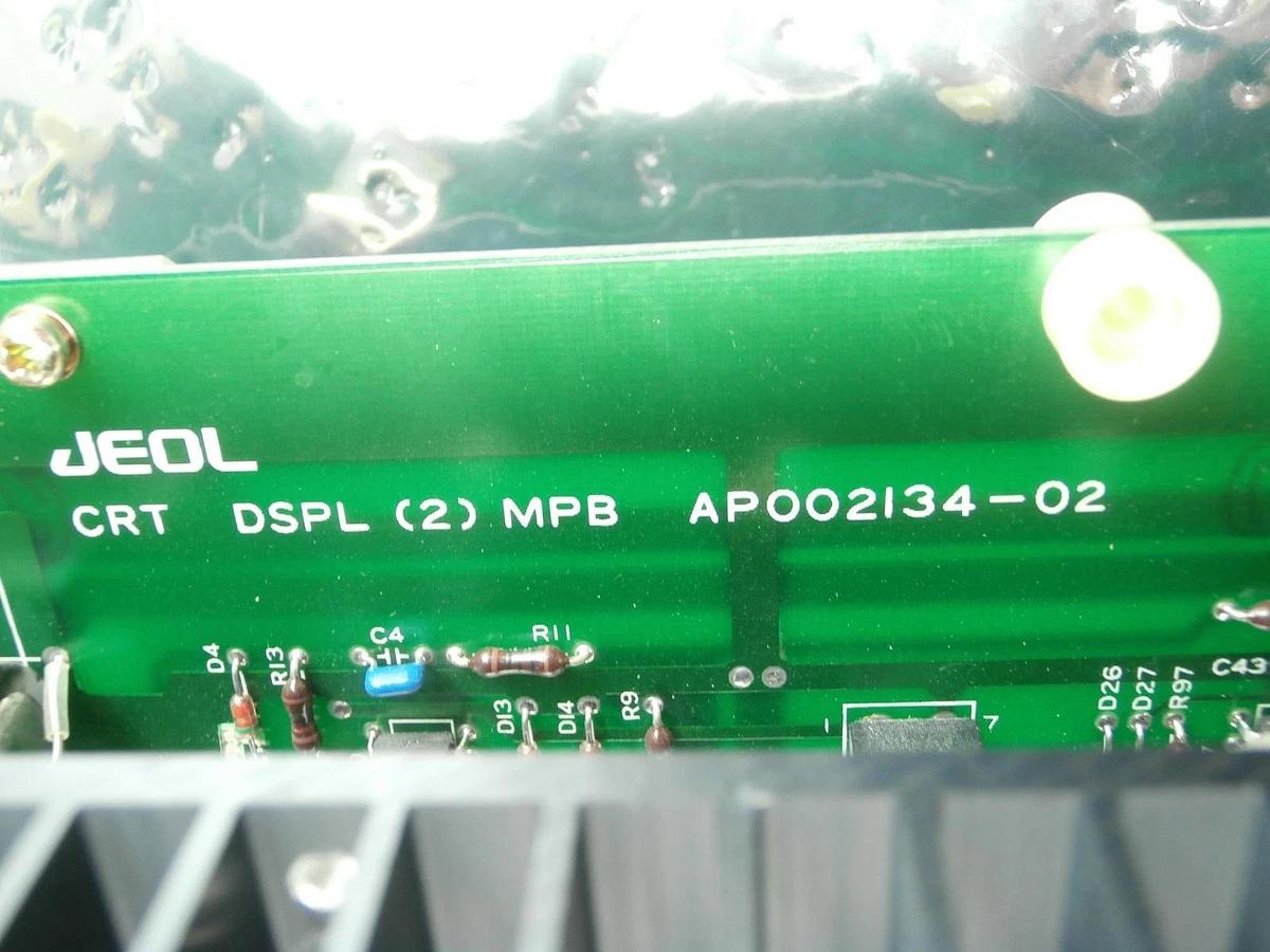 Used JEOL AP002134-02 CRT Display Board PCB Assembly CRT DSPL(2)MPB JSM-6400F Used