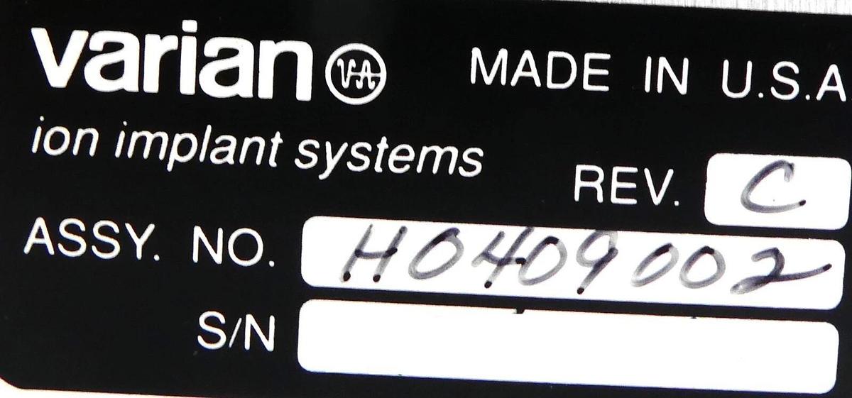 Used Varian H0409002 Lock Roughing Vacuum System DH0410002 Working Surplus