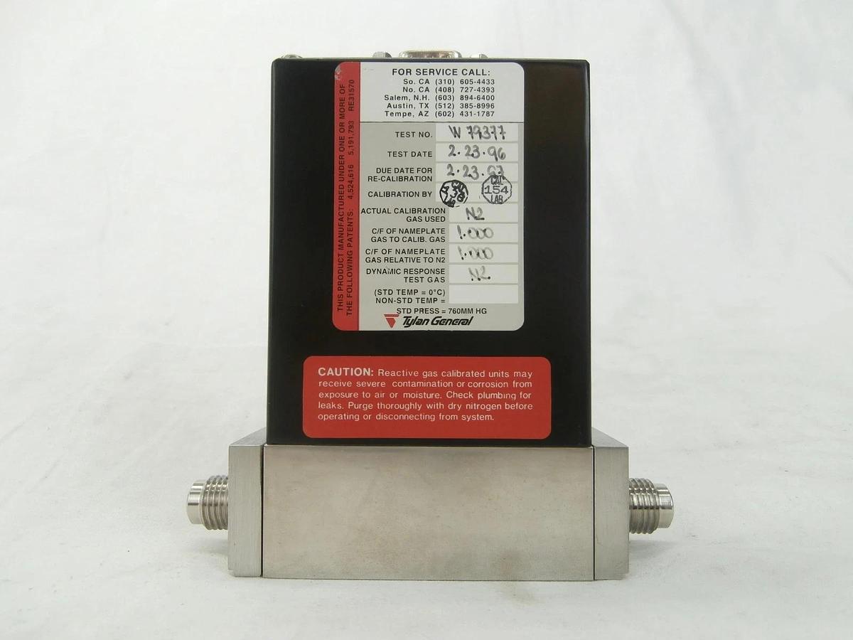 Used Tylan General FC-2902M Mass Flow Controller MFC 2900 Series 5 SLPM N2 Used