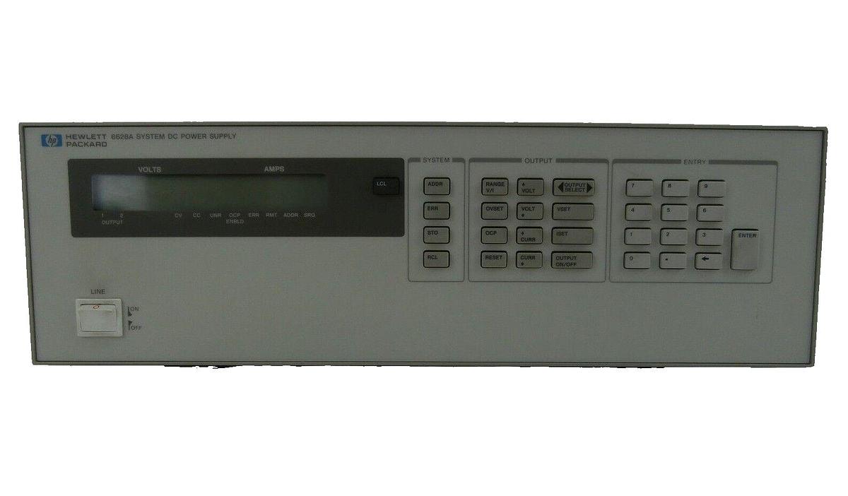 Used HP Hewlett-Packard 6628A System DC Power Supply Tested Working