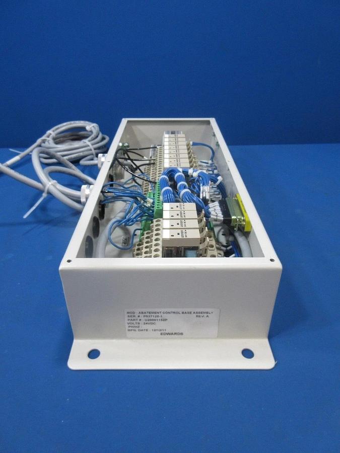 Used Edwards U20001152P Abatement Control Base Assembly NRY2QB101US GR-2-SN(S) used