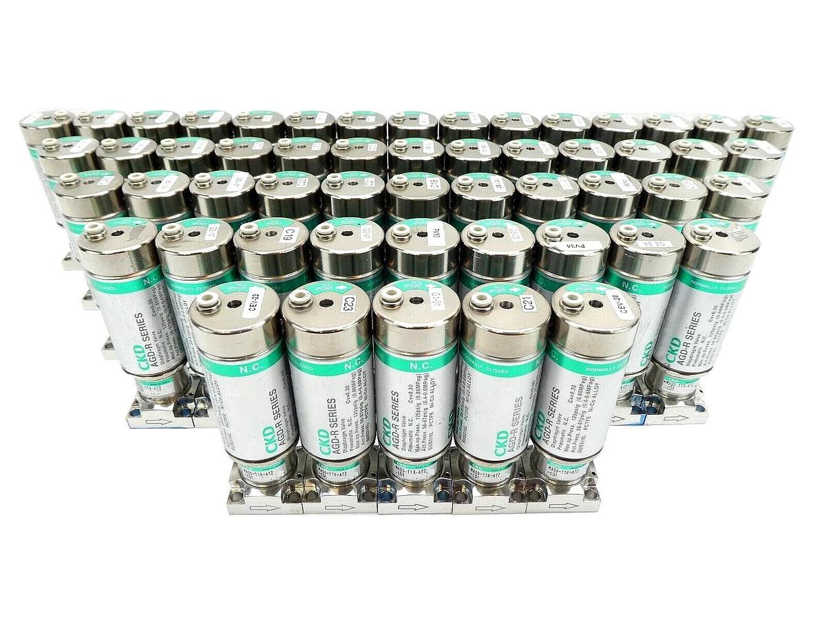 Used CKD MAGD-11R-AT2-C01 Diaphragm Valve AGD-R Series Reseller Lot of 53 Working