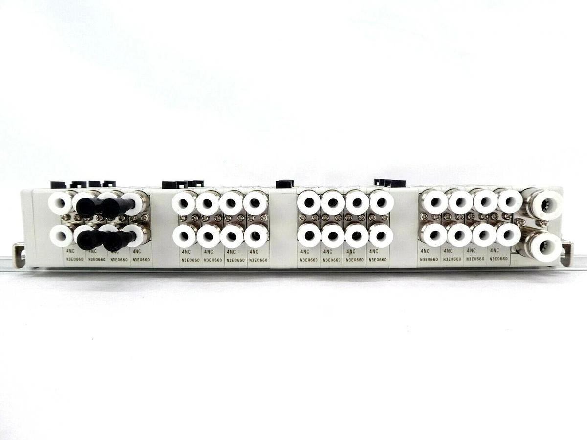 Used CKD N4E0 Series 16-Port Pneumatic Manifold N4E0-TM1B N3E0660 TEL Lithius Working