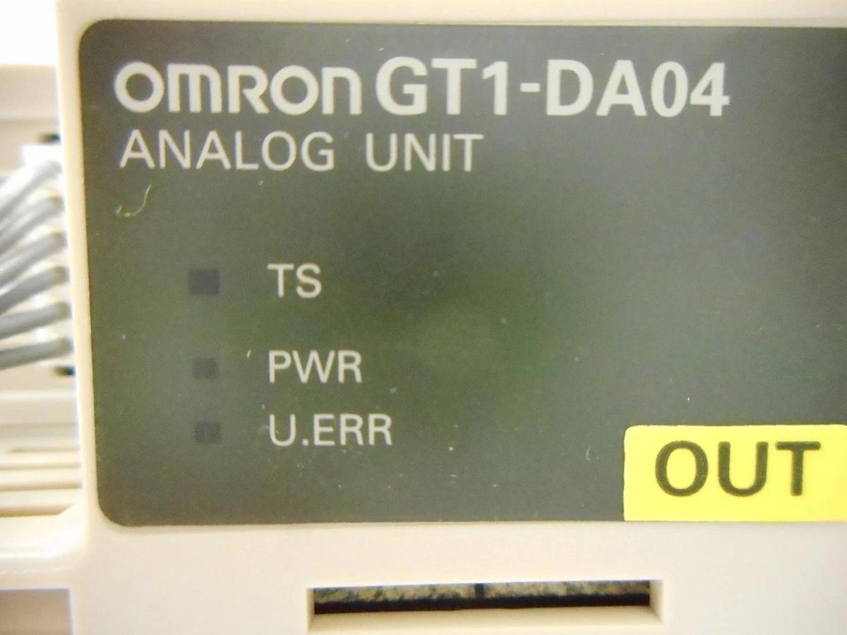 Used Omron GT1-DA04 Analog Unit PLC Module Reseller Lot of 4 Used Working