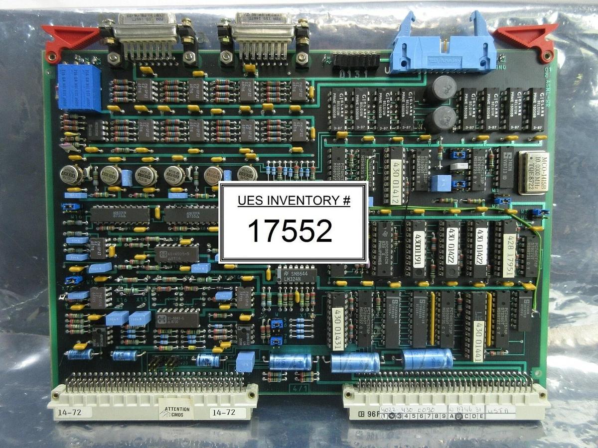 Used ASML 4022.430.0090.0 Align MUX+DEM PCB Card PAS 5000/2500 Wafer Stepper Used