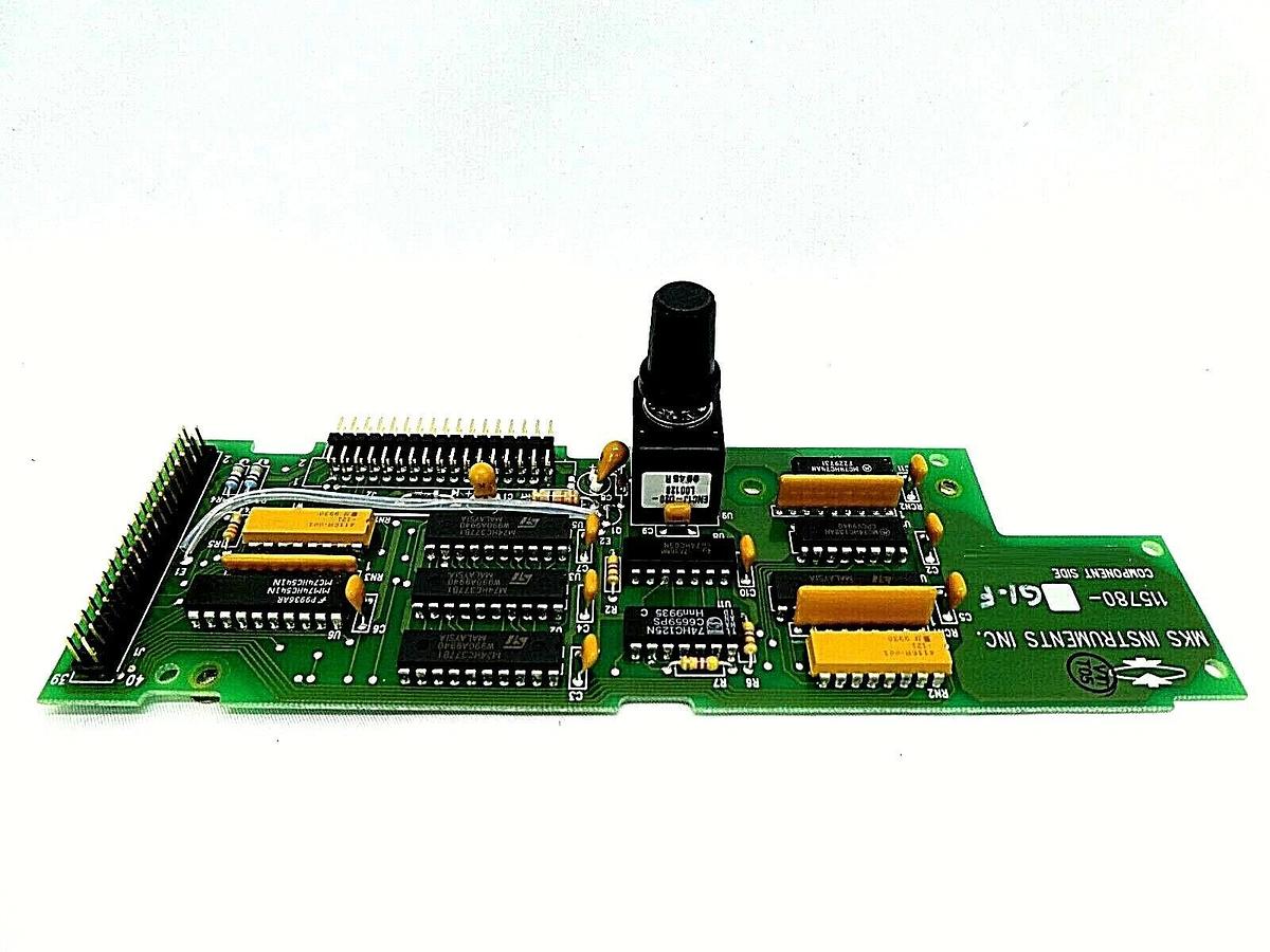 Used MKS Instruments 115780-G1-F Display Panel Knob Interface PCB Board 115779-B