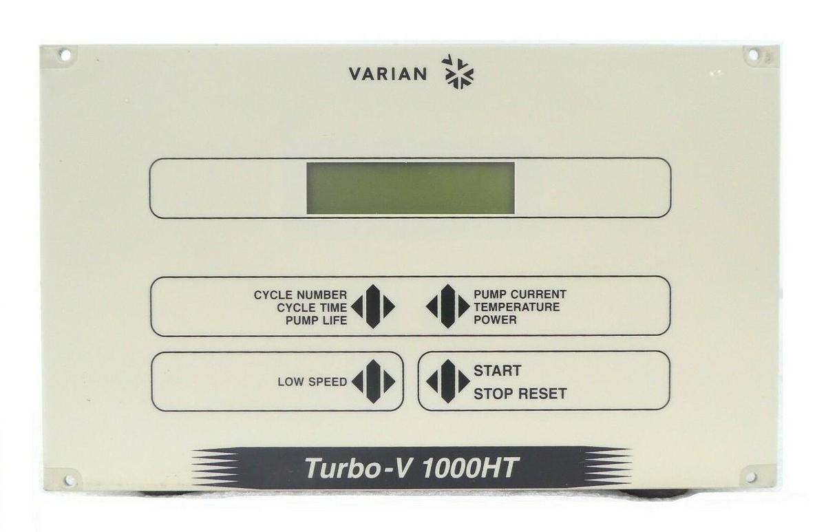 Used Turbo-V 1000HT Varian 9699554S020 Turbomolecular Pump Controller eS31 Working