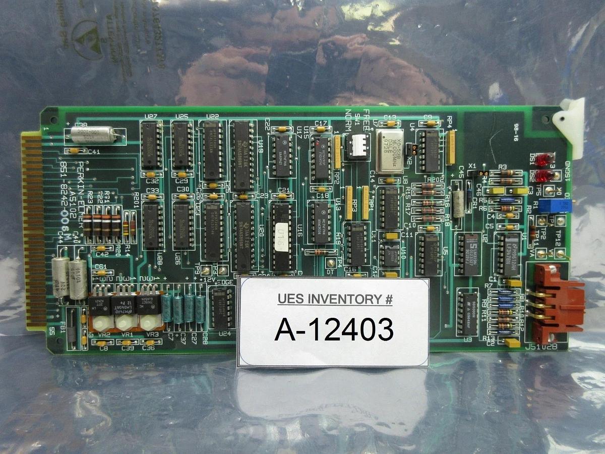 Used Perkin-Elmer 851-8242-006 Processor PCB Card Rev. M SVG ASML 90S Used Working