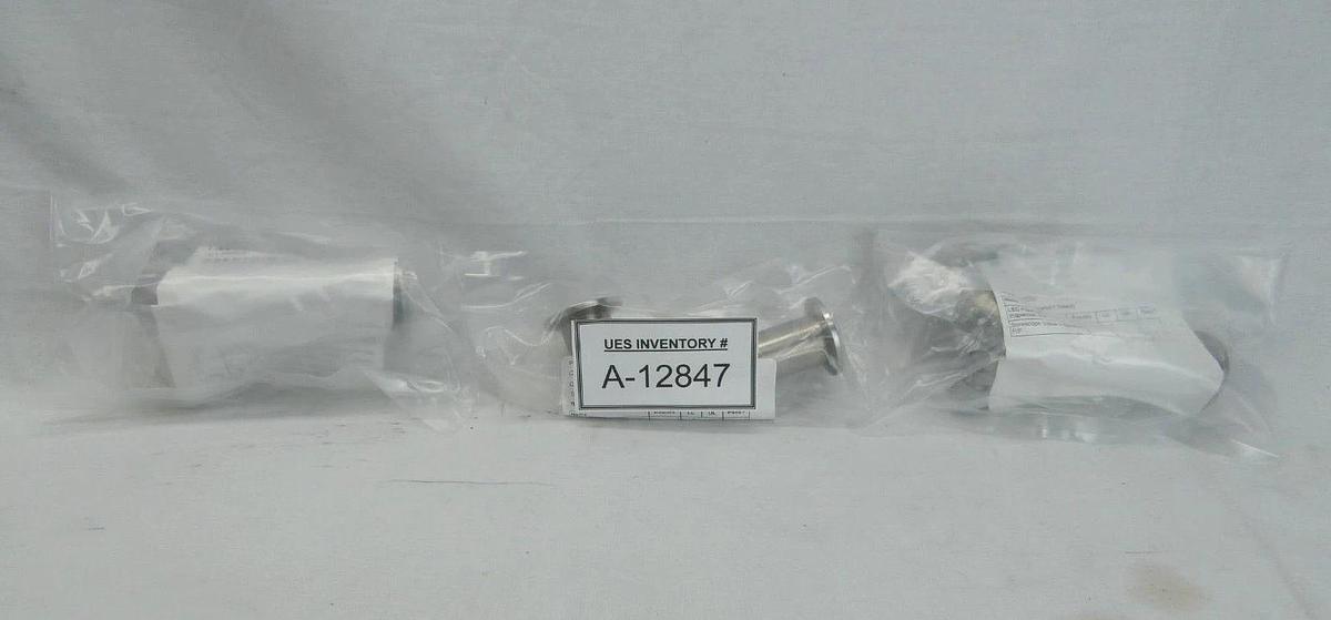Refurbished Edwards 90 Degree Vacuum Elbow Stainless Steel Pipe NW25 Lot of 3 Refurbished