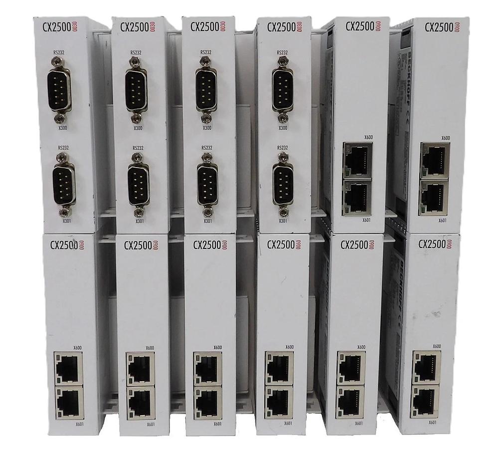 Used Beckhoff Automation CX2500 Ethernet Module CX2500-0030 CX2500-0060 Lot of 12