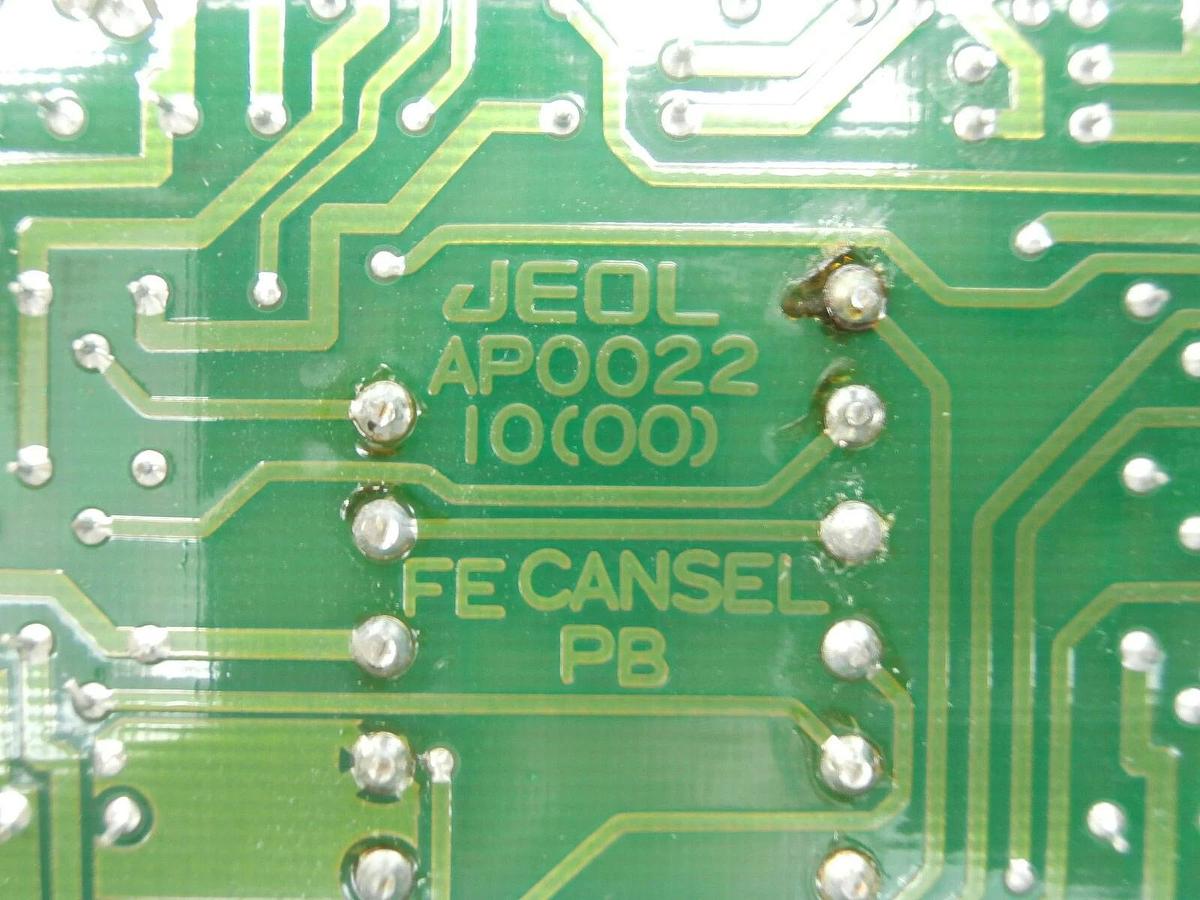 Used JEOL AP002210(00) Processor Board PCB Card FE CANSEL PB TN JSM-6400F Used
