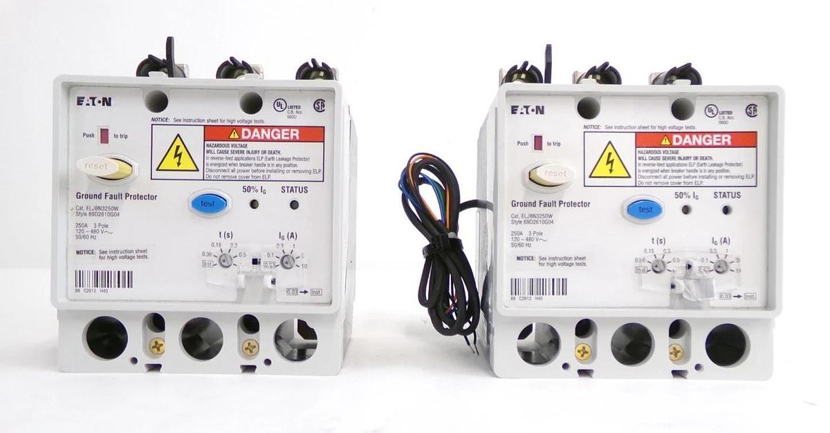 Eaton ELJBN3250W Ground Fault Protector Lot of 4 New