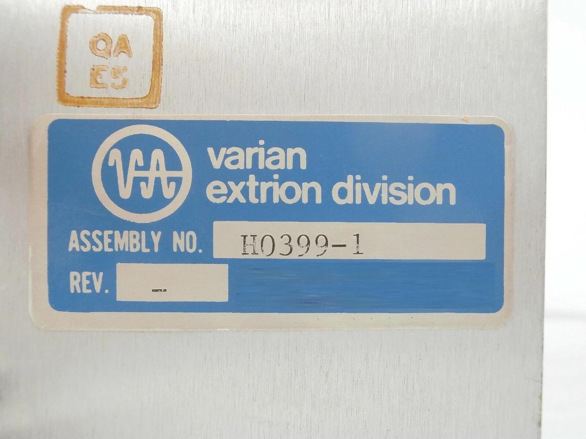 Used Varian Ion Implant Systems H0399-1 End Station Vacuum System H0399001 Working