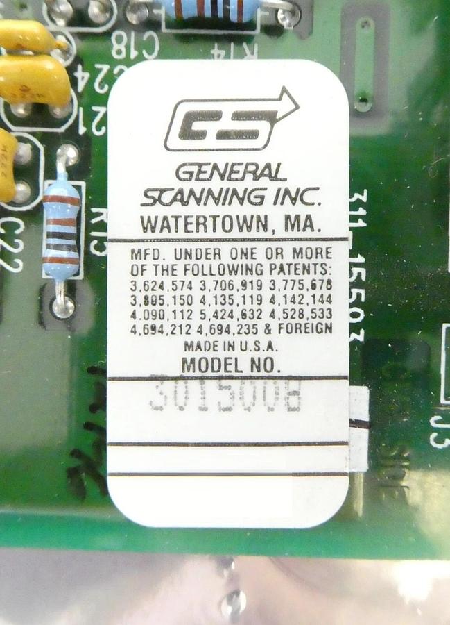 Used General Scanning 311-15503 Processor Board PCB Ultrapointe 500 Working Surplus