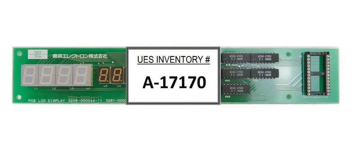 Used TEL Tokyo Electron 3281-000044-12 LCD Display PCB P-8 Display Panel Working