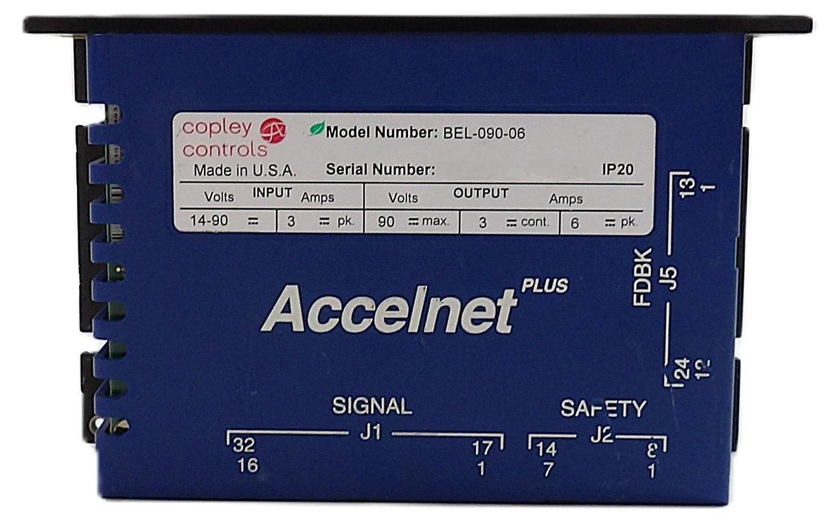 Used Copley Controls BEL-090-06 Servo Drive Accelnet Plus Lot of 2 Working