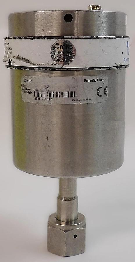 Used MKS Instruments 624B-22117 Baratron Transducer Type 624 Dented Spare Surplus
