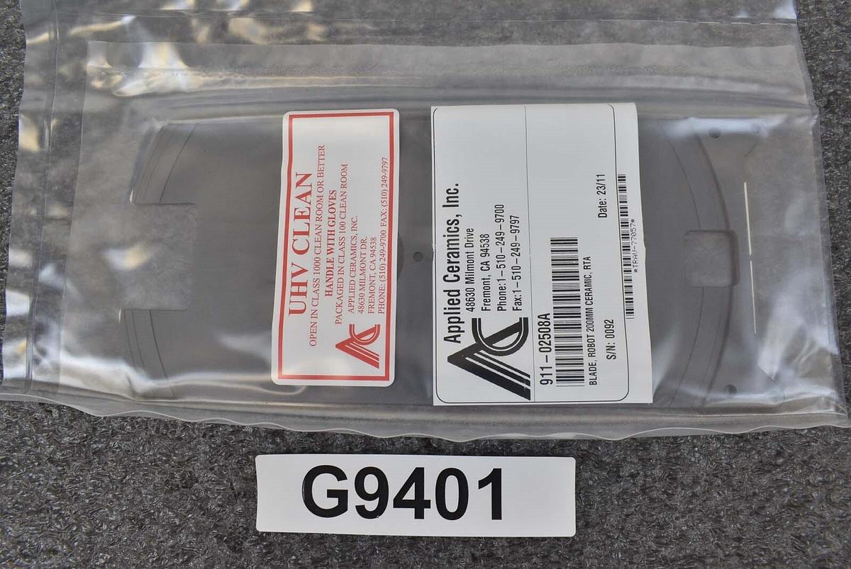 Used Applied Materials 911-02508A/0200-36679 Blade, Robot 200mm Ceramic, RTA