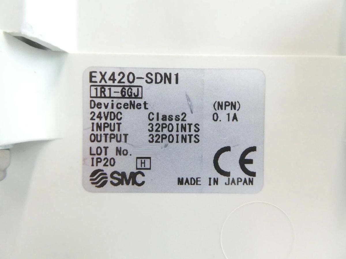 Used SMC VV5Q11-16-X3101V 16-Port Manifold Module EX420-SDN1 Working Surplus