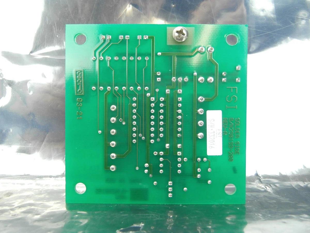 Used FSI International 290199-400 Electric Shuttle Board PCB 290199-200 Used Working