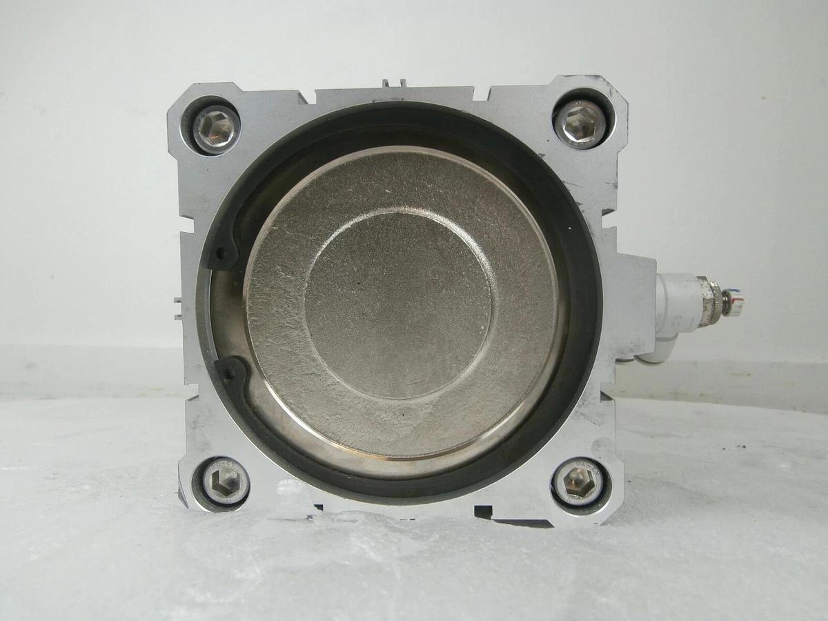 Used SMC CDQ2F140-XC11-DCM929EM Pneumatic Cylinder Chamber Wafer Chuck Working Spare