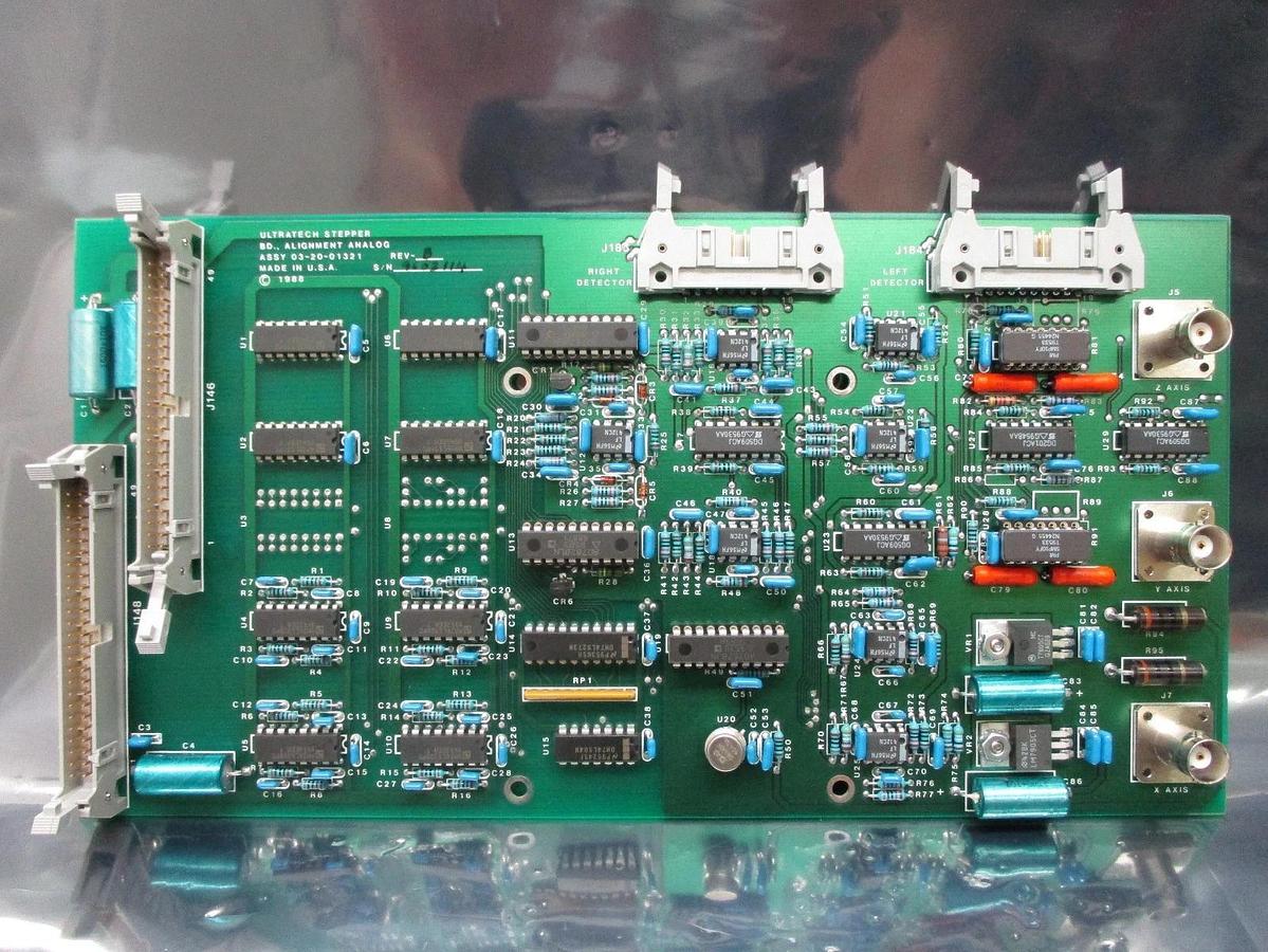 Used Ultratech Stepper 03-20-01321 Analog Alignment Board PCB Rev. B 4700 Titan Used