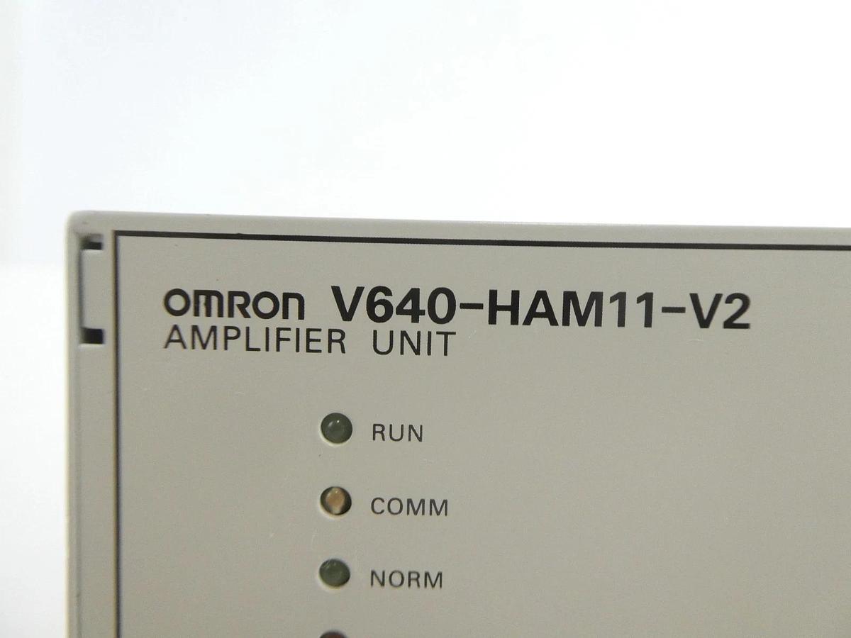 Used Omron V640-HAM11-V2 Amplifier Unit Assembly V640 Series Lot of 5 Working