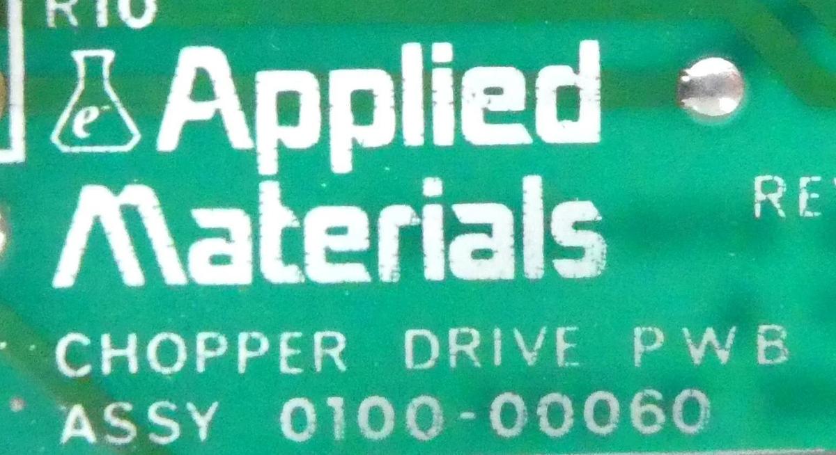 Used AMAT Applied Materials 0100-00060 Chopper Drive PCB Card Assembly Working