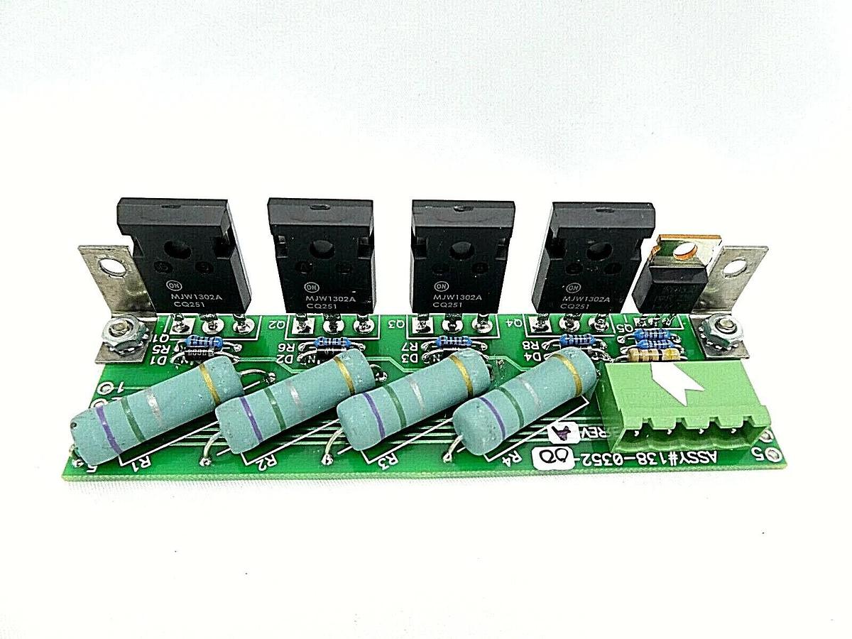 Used Dynatronix 138-0352-00 Thermal Contact Relay Board PCB 190-0352-00 Working Spare