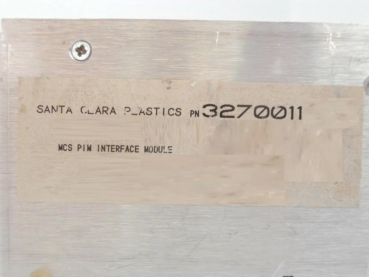 Used SCP Santa Clara Plastics 3270011C MCS PIM Interface Module Working Surplus