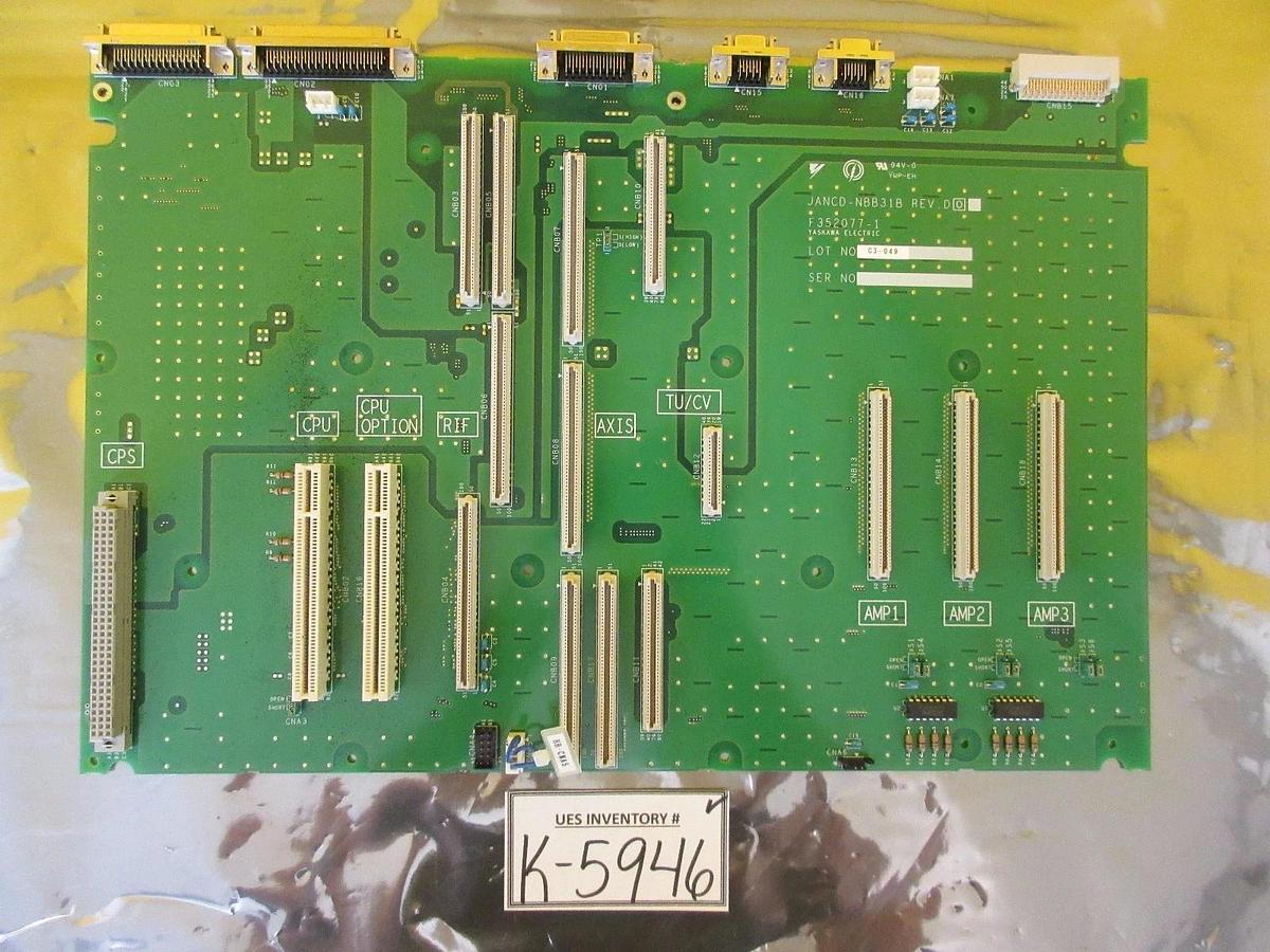 Used Yaskawa Electric JANCD-NBB31B Backplane PCB F352077-1 NXC100 Working Spare