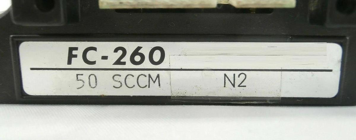 Used Tylan General FC-260 Mass Flow Controller MFC 50 SCCM N2 Working Spare