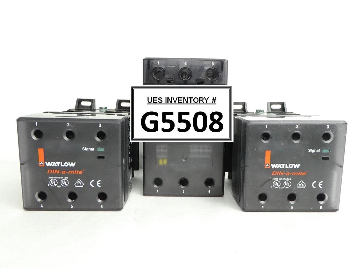 Used Watlow DIN-a-mite Power Controller DC1C-5024-C0S0 DB1C-3024-C000 Lot of 3 Used