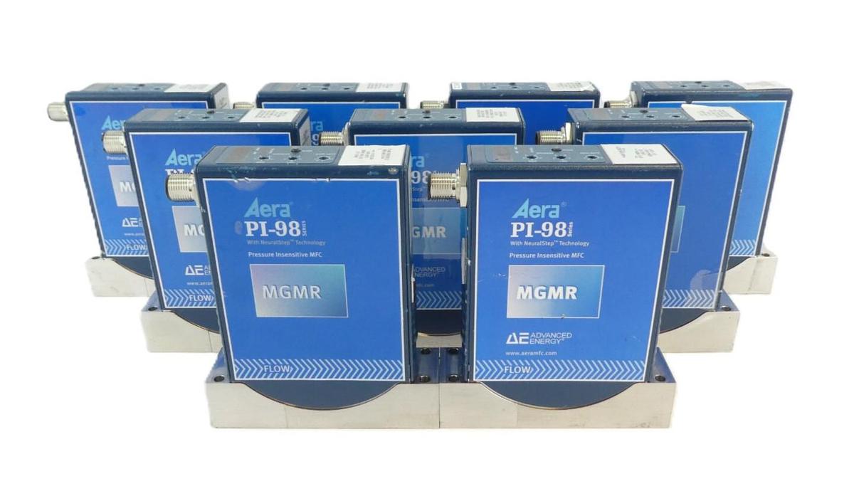 Used Aera PI-98 Mass Flow Controller MFC Reseller Lot of 9 Working Surplus