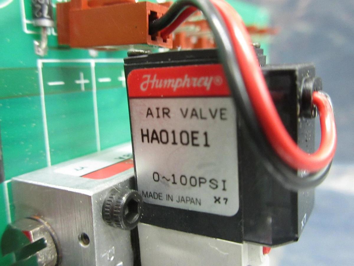 Used TECO Pneumatic DES375-010-8 1-Port Pneumatic Manifold Board PCB HA010E1 Working
