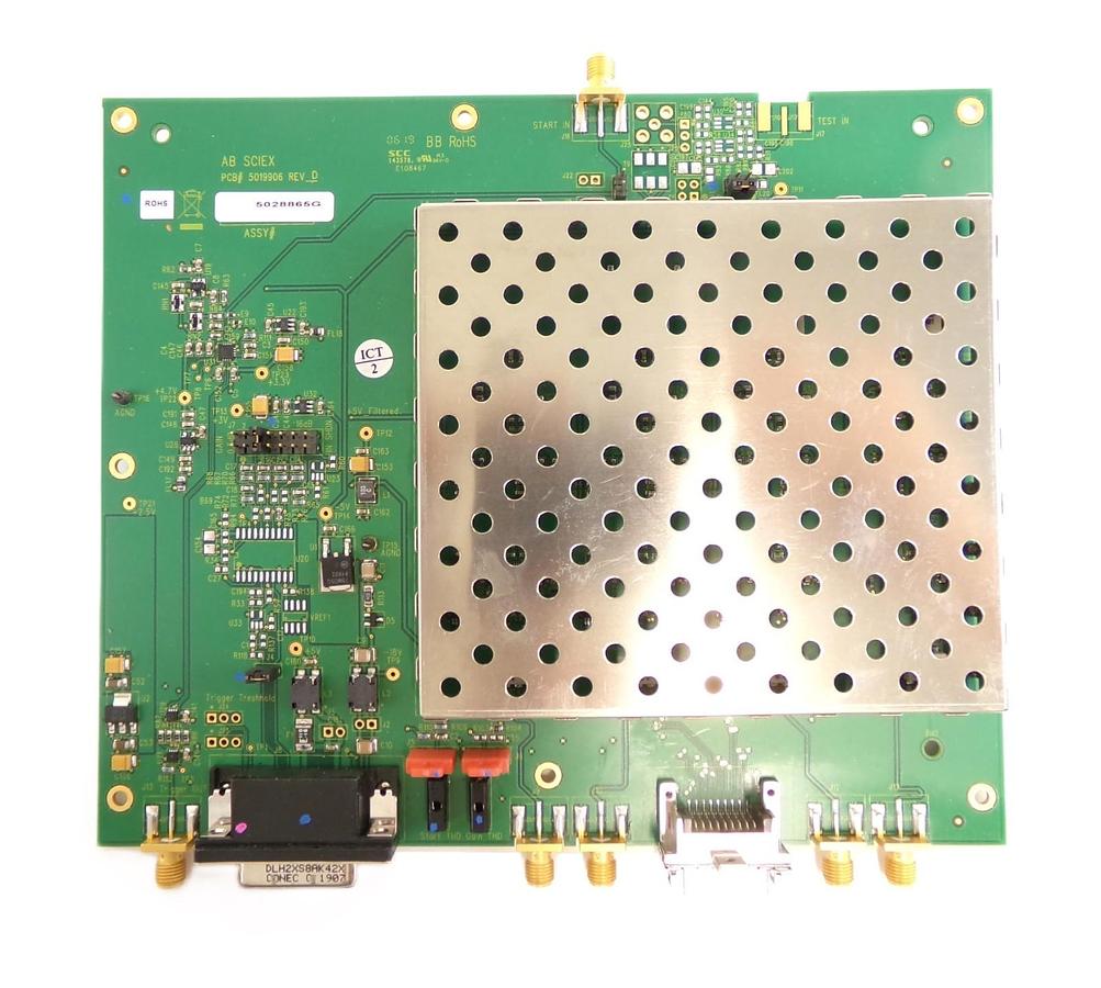 Used AB Sciex 5019906 Control Interface PCB Triple TOF 6600 LC/MS/MS Working