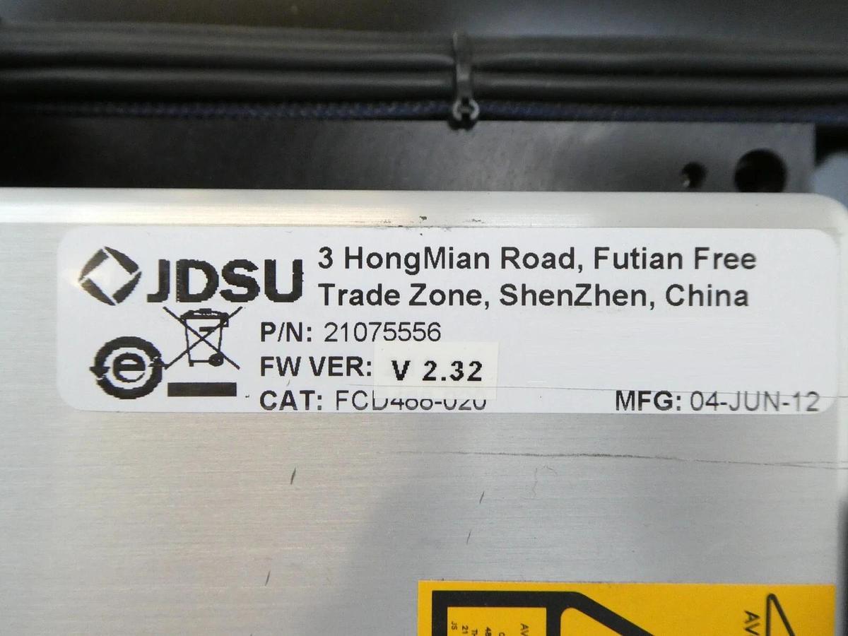 Used JDS Uniphase 2107556 Laser Assembly FCD488-020 with Control Board PCB Working
