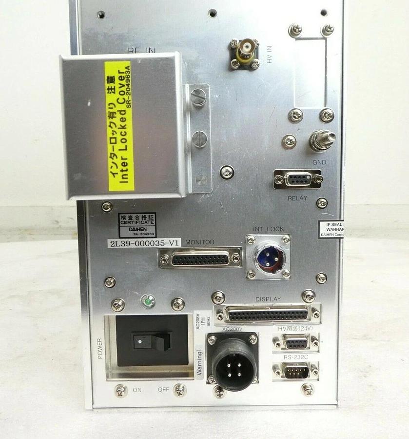 Used Daihen RMN-20E4-V RF Matcher TEL Tokyo Electron 2L39-000035-V1 Working Surplus